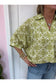 Matcha Geometric Print Blouse