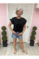 Tricia Ruffle Short-Sleeve Top
