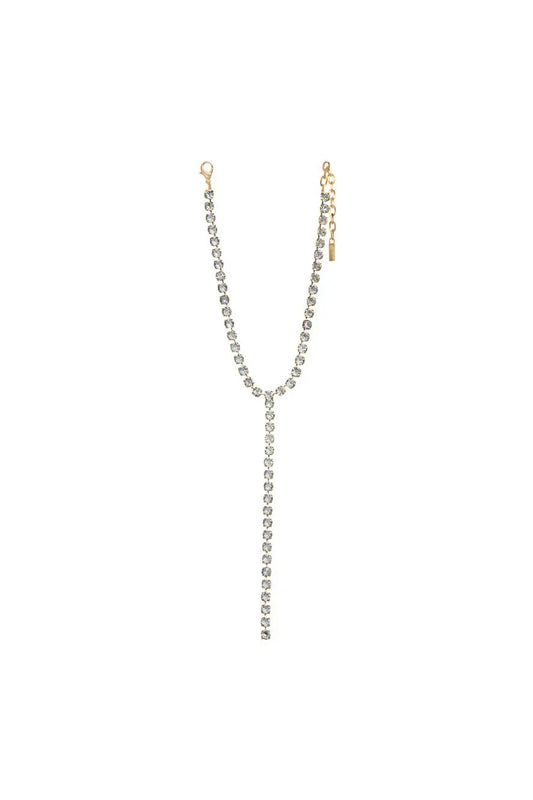 Tova Mini LA Necklace - Gold/Clear