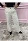 KFK Meg  HIGH RISE FAB AB WIDE LEG RAW HEM