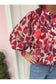 Hannah Leaf Pattern Button Down Blouse
