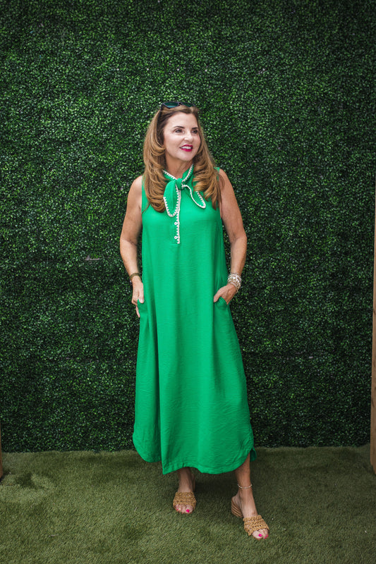 Isadora Sleeveless Midi Dress