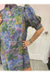 Monet Like Print Mini Dress
