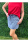 Refined Denim Stretch Skort