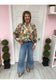 Grace Forest Bloom Button Up Blouse