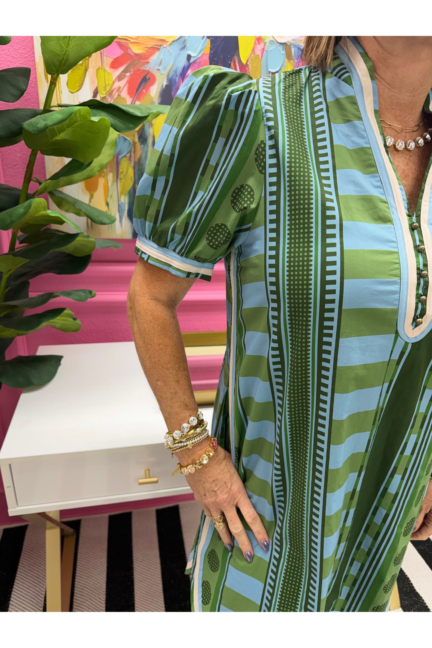 Madonna Patterned Dress