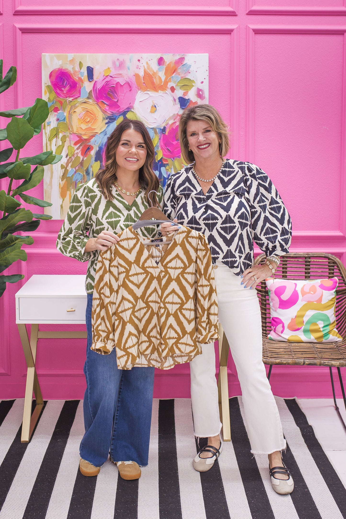 Sloan Bold Print Blouse