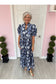 Remi Navy Floral Dress