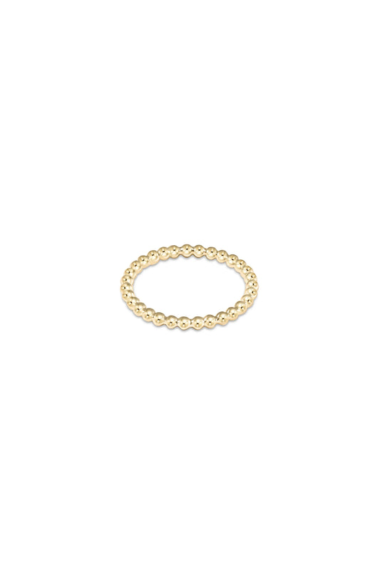 Enewton Classic Gold 2mm Bead Ring