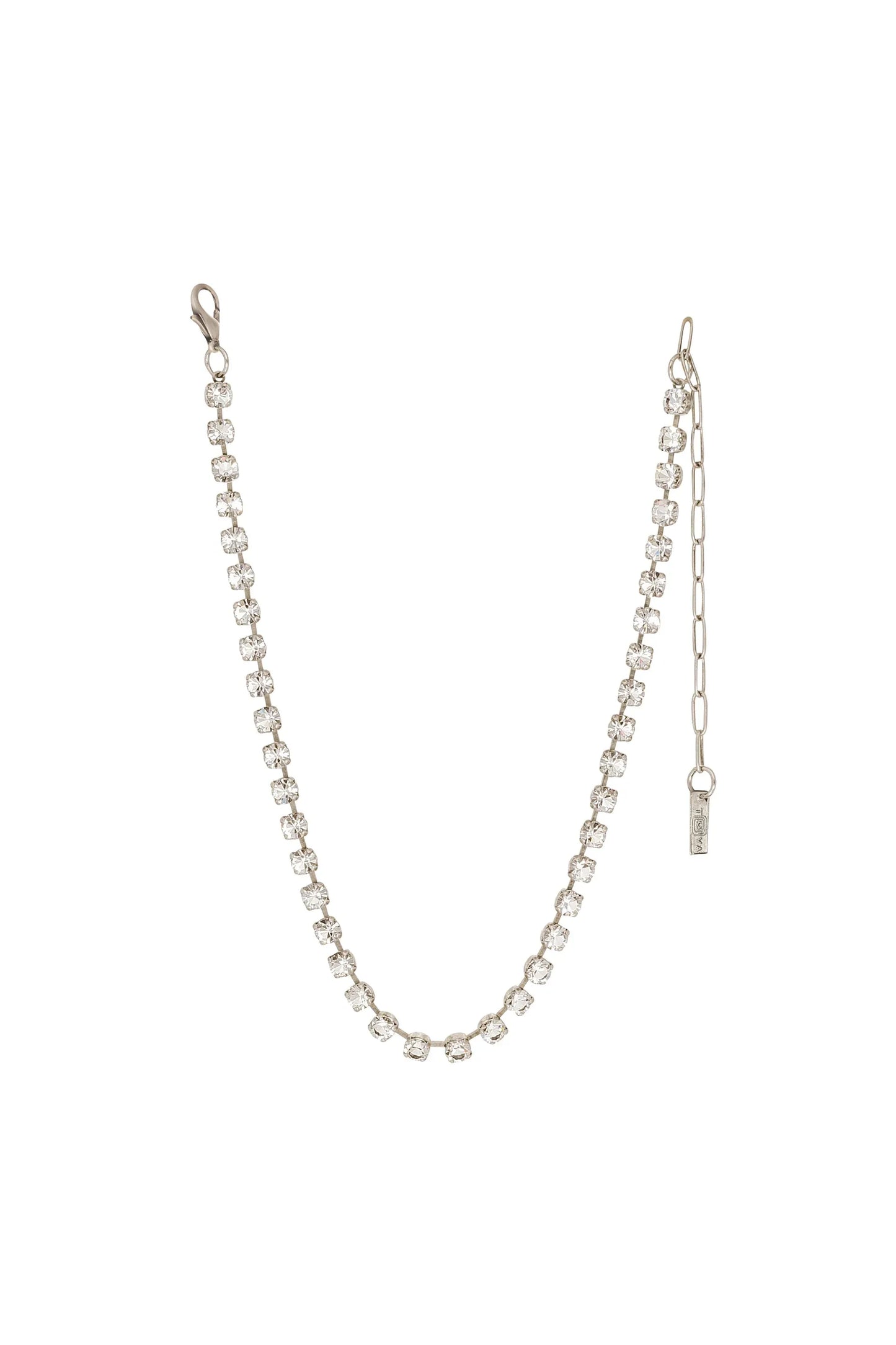 Tova Sarina Necklace Silver/Clear