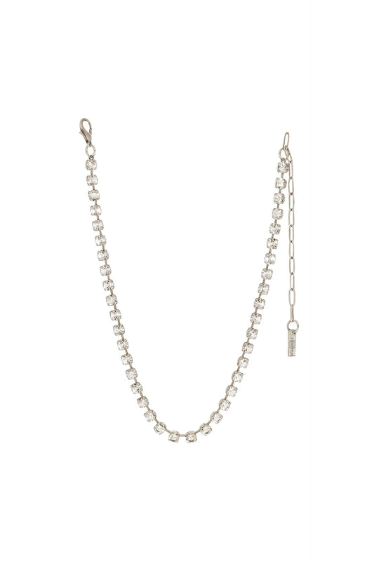 Tova Sarina Necklace Silver/Clear