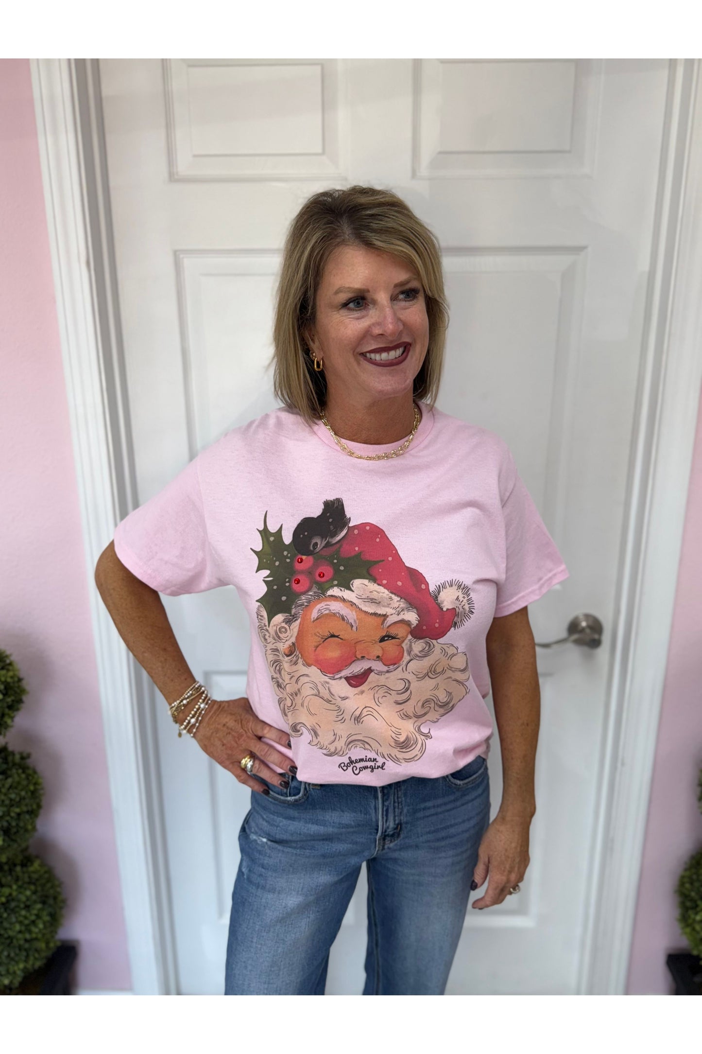 Santa Winking Tee