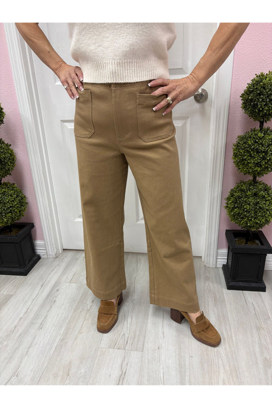 Soft Washed Wide Leg Pant