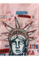 Lady Liberty Light Pink Graphic W/Bling