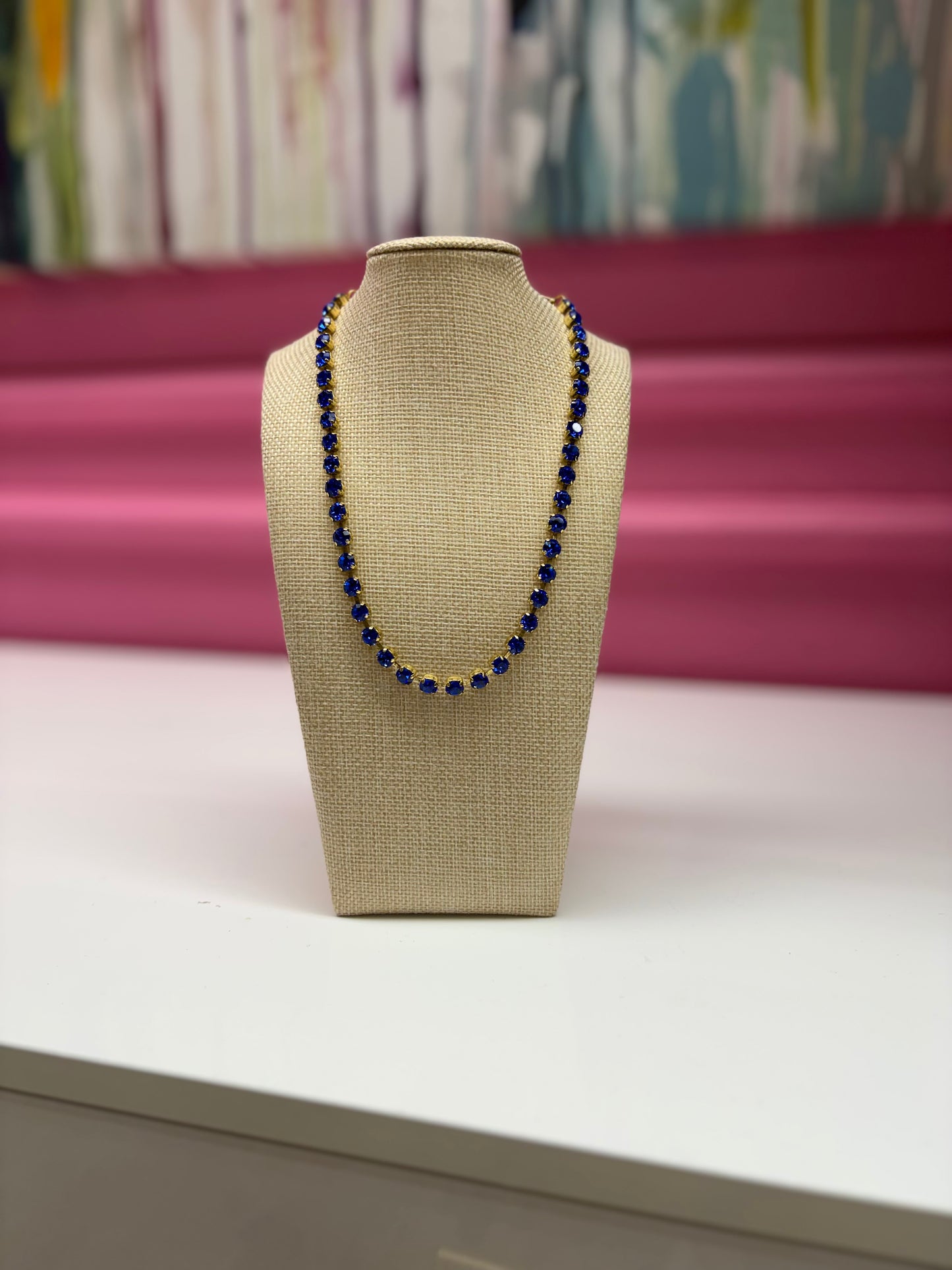 Tova Sarina Necklace In Solids- Sapphire