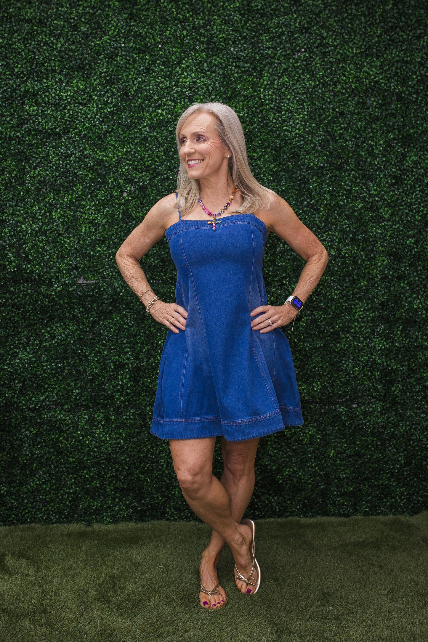 Elle Mini Denim Dress