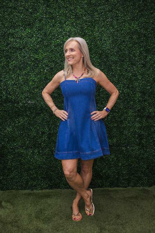 Elle Mini Denim Dress