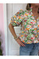 Cheryl Green Floral Blouse