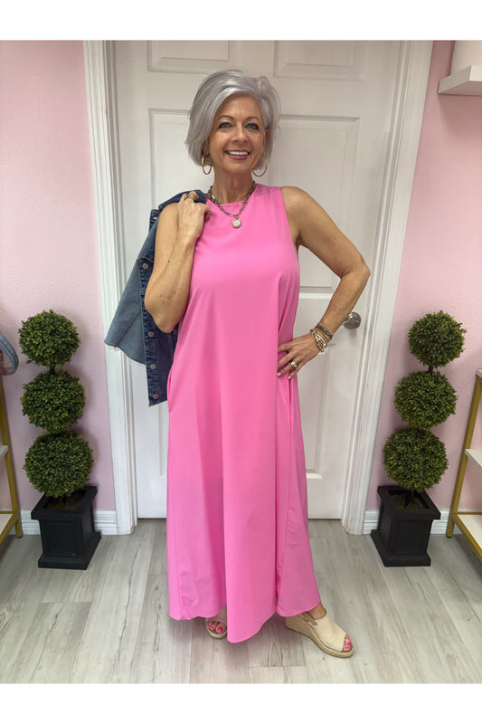 Spring Whisper Sleeveless Dress