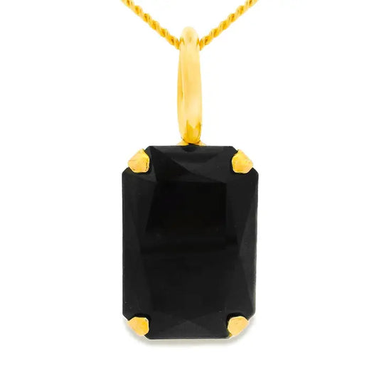 Ft Worth Pendant Big Rectangle Jet