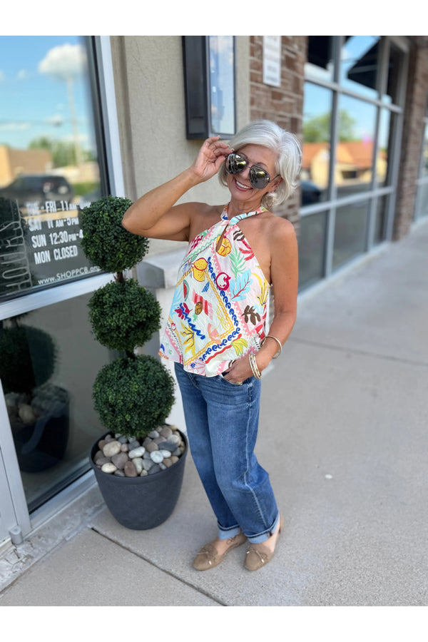 Summer Vacation Halter Top