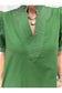 Green Envy  Stitch Mini Dress