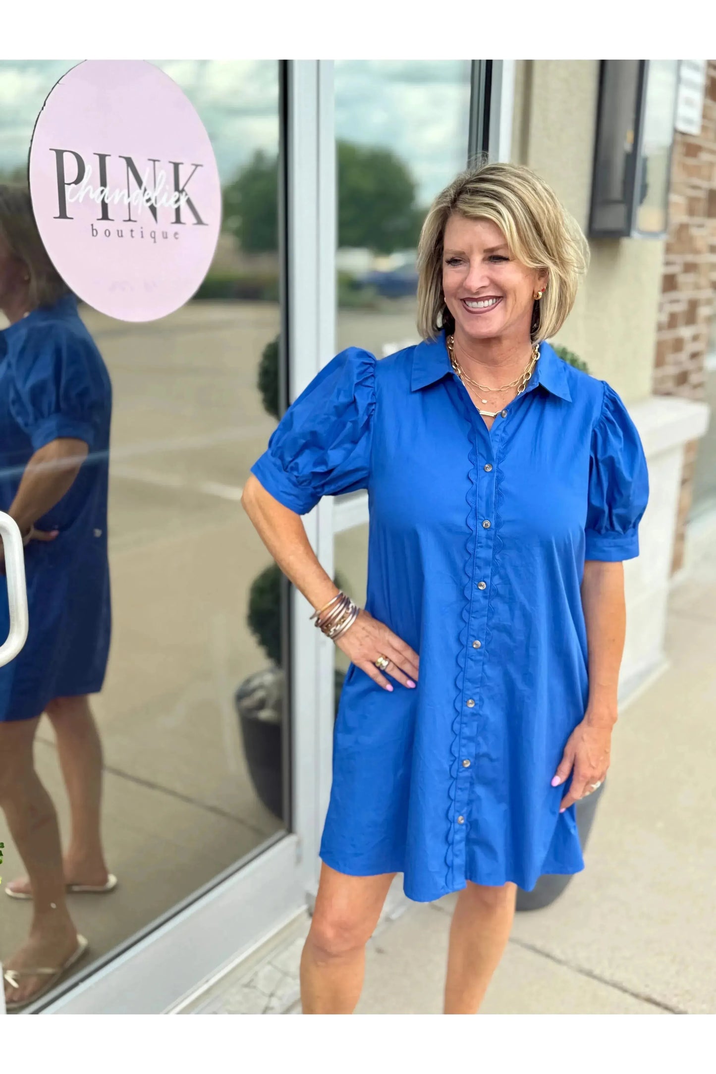 Rebekah Button Up Shirt Dress