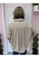 Coffee Striped  Long Sleeve Top