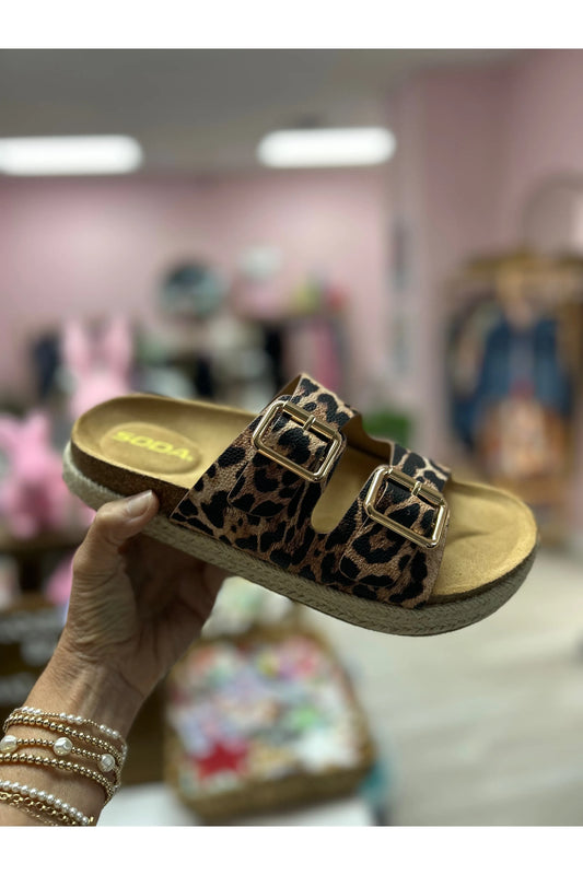 Marfa Leopard Sandal