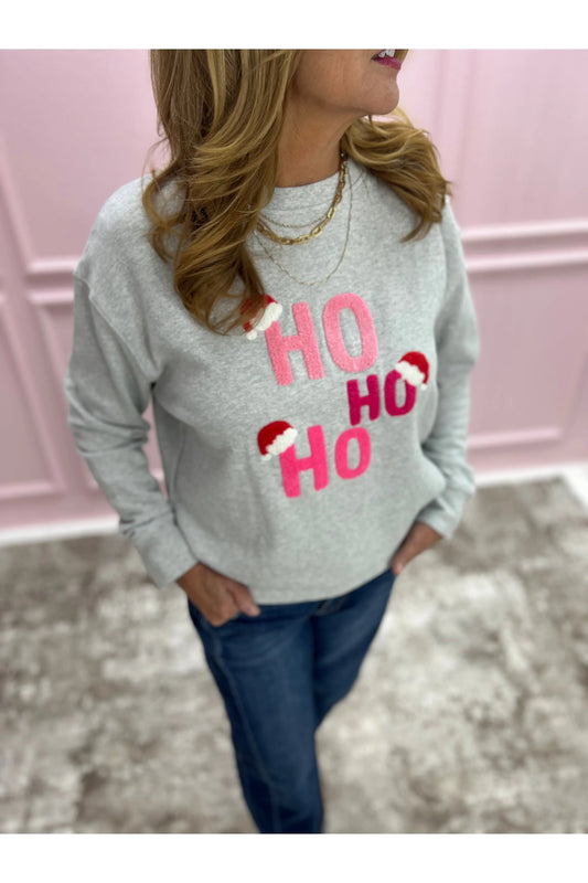 Sparkly Ho Ho Ho Sweatshirt