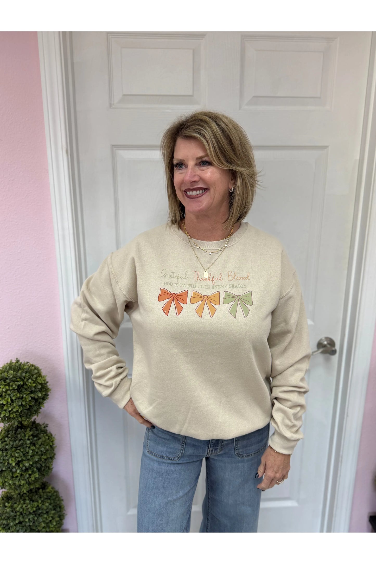 Grateful, Thankful, Blessed Sweatshirt