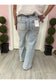 High Rise Drawstring Wide Leg