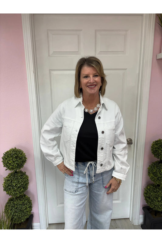 Bailey Button-front Denim Jacket