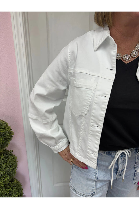 Bailey Button-front Denim Jacket
