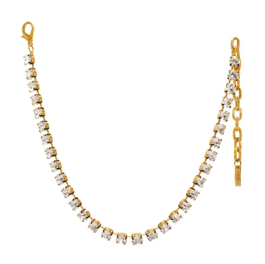 Tova Supreme Oakland Necklace Gold/Clear