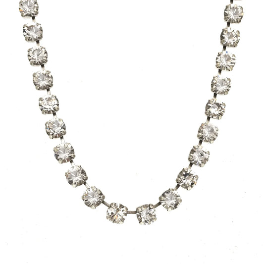 Tova Oakland Necklace Antique Silver/Clear