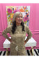 Leopard Print Star Patch Loose Fit Set