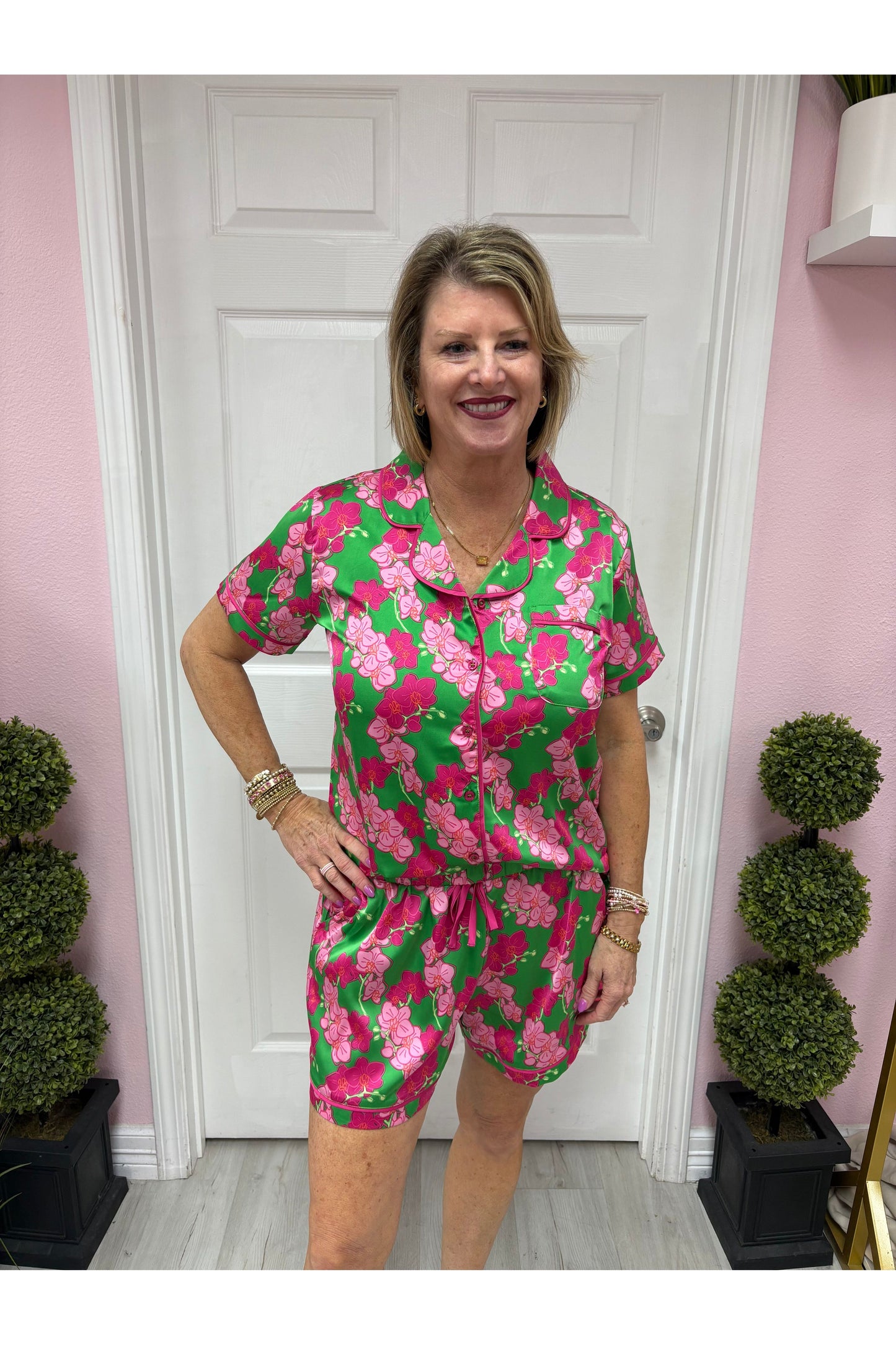 Charlotte Satin PJ Set