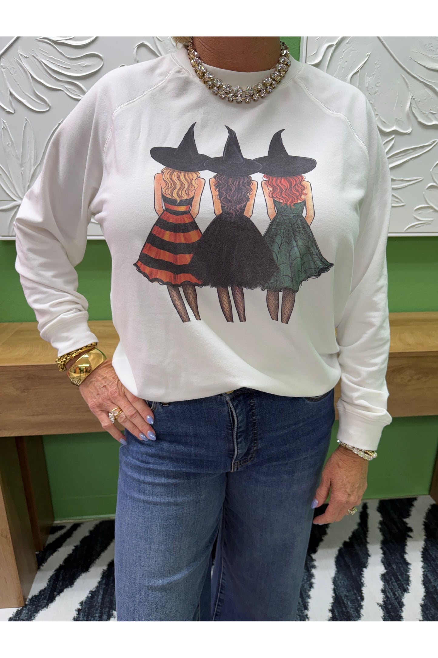 Halloween Girls Lightweight Sweatshirt