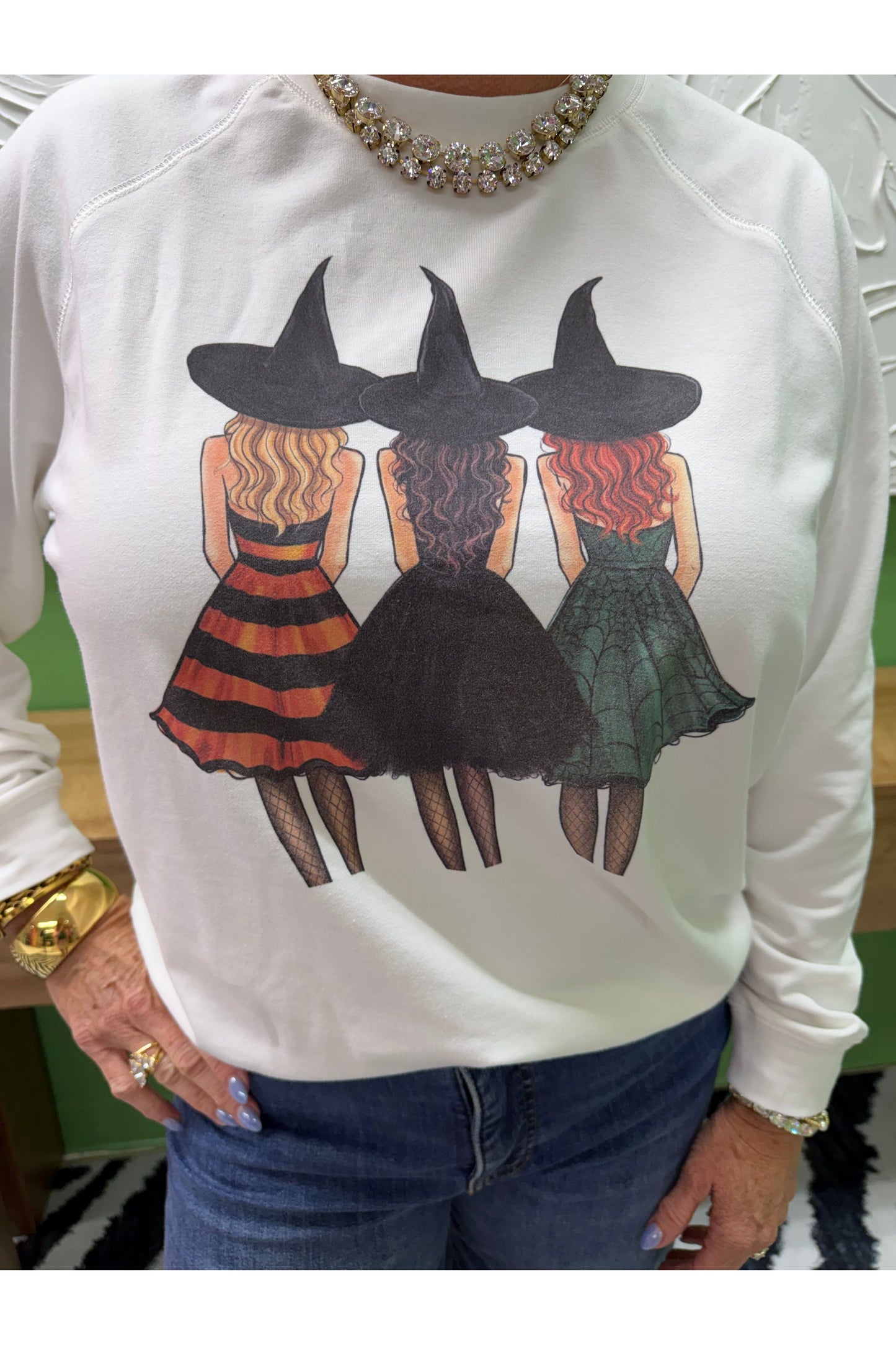 Halloween Girls Lightweight Sweatshirt