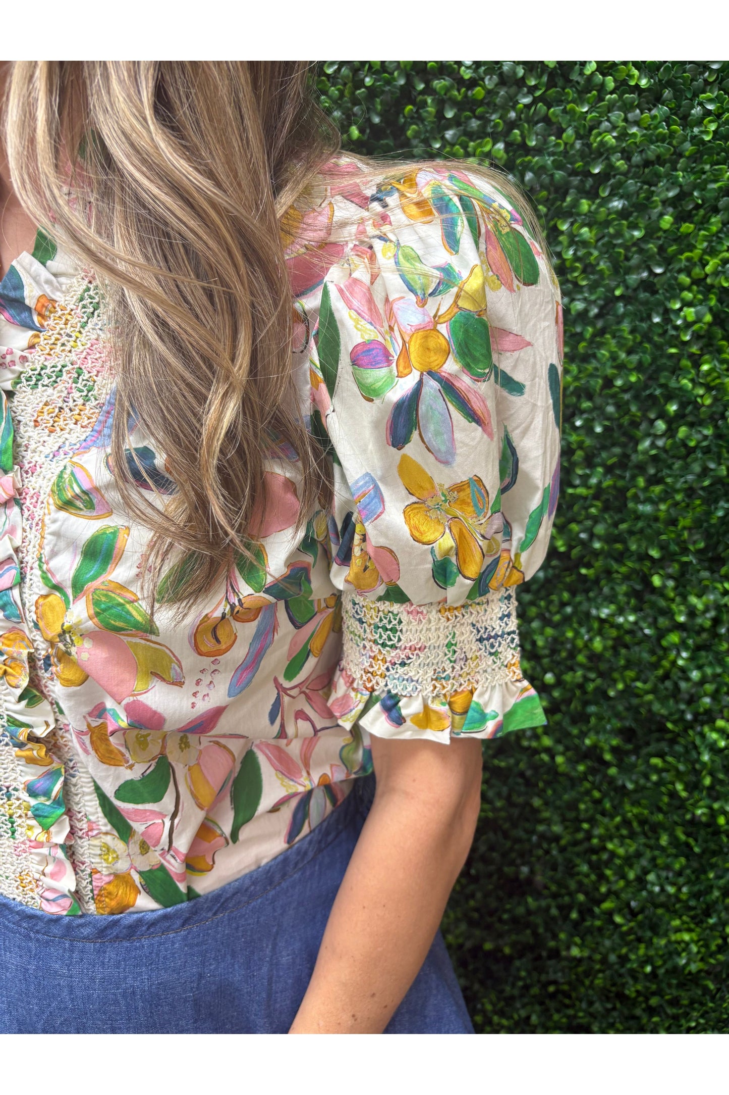 Rosalind Ruffle Detail Top