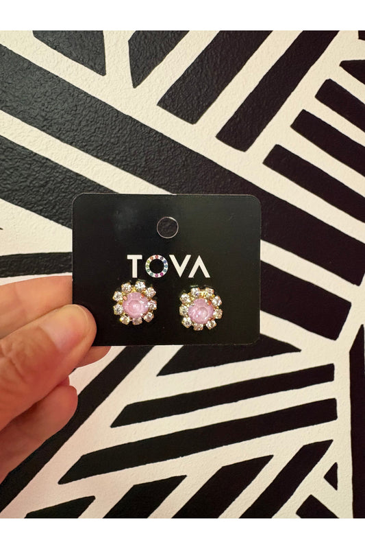 Tova Daisy Stud- Lavender Delite