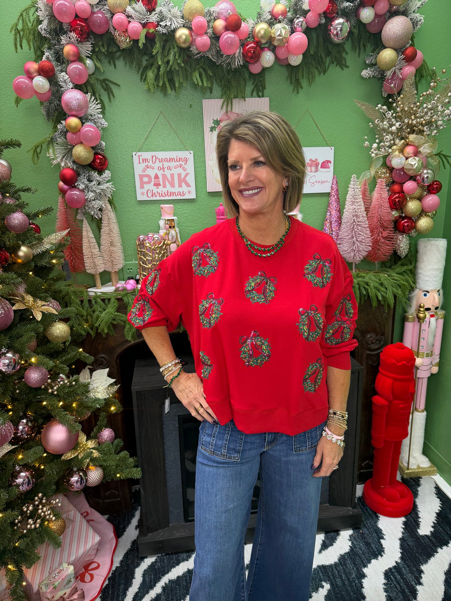Berry Wreaths Sweatshirt