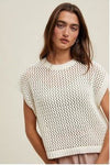 Open-Knit Sweater Top