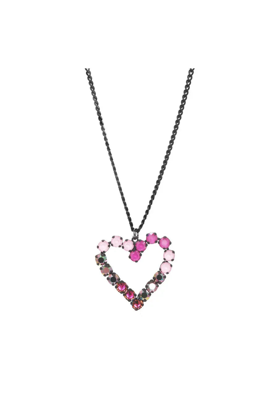 P- Mini Heart Necklace Smutt