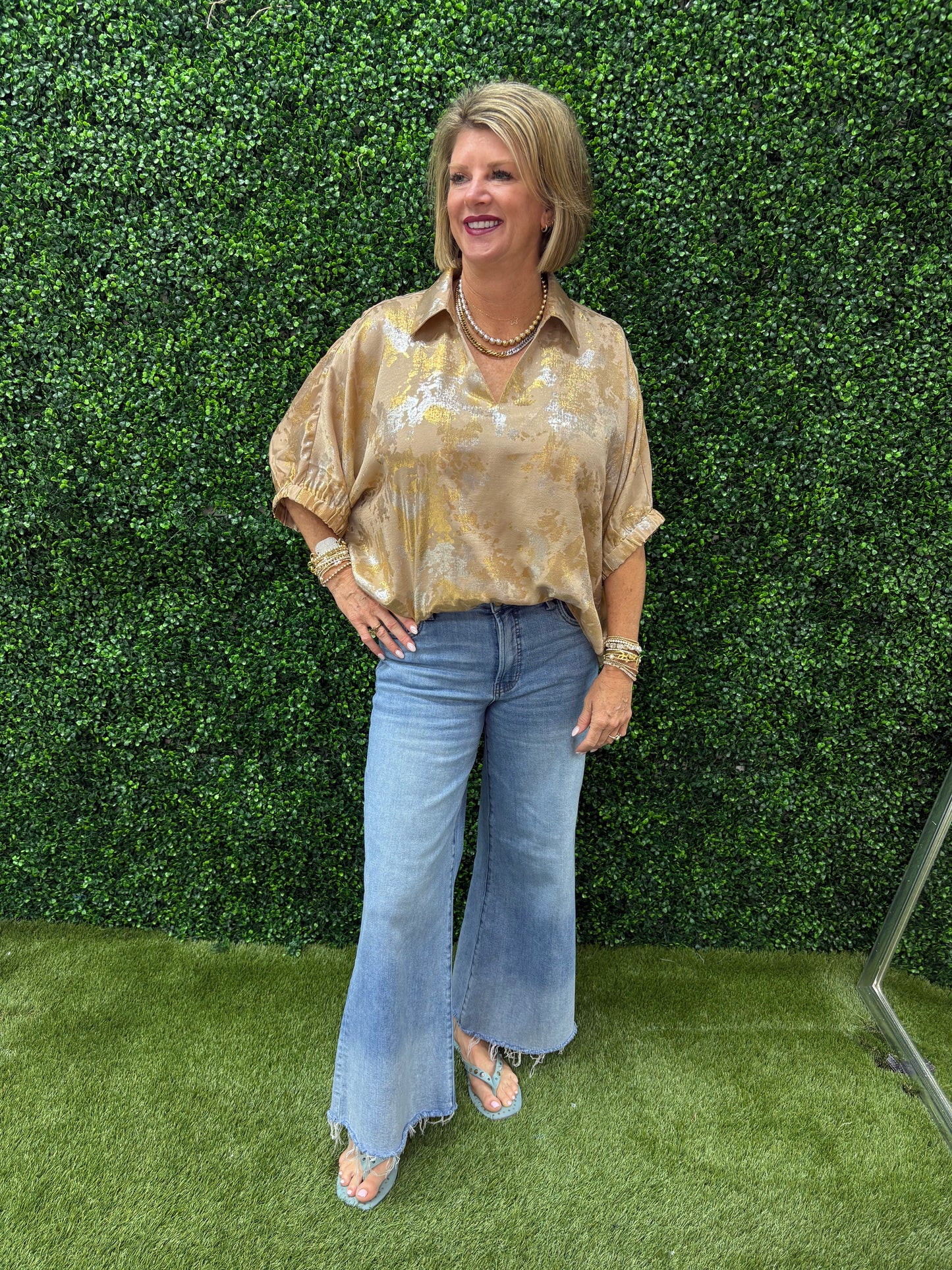 Marion Dolman Sleeve Blouse