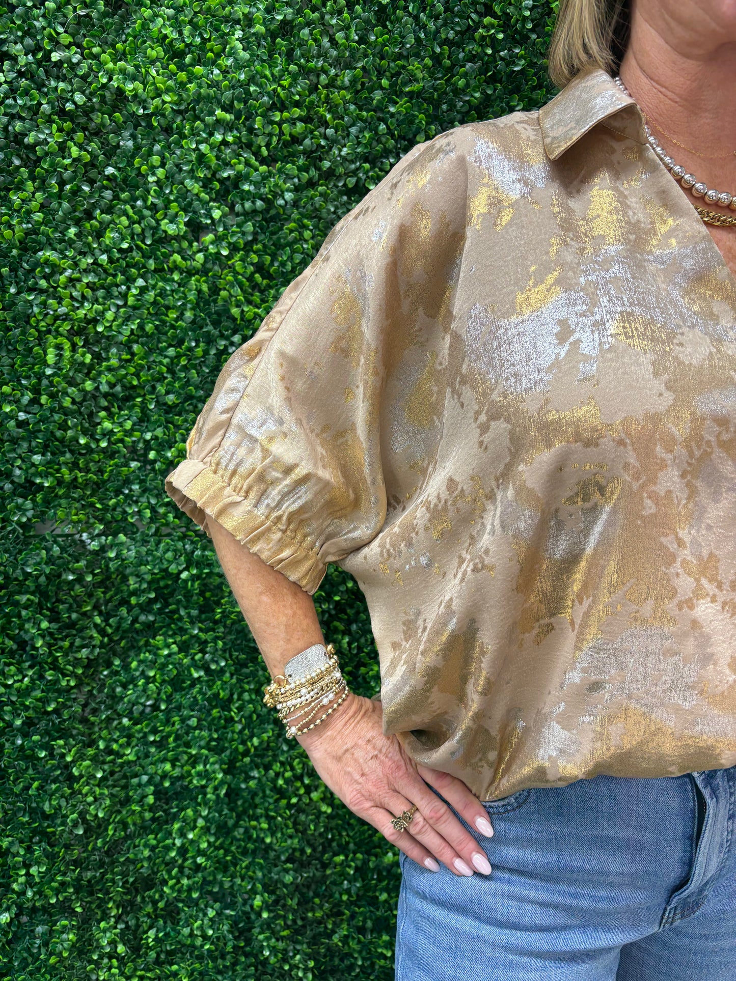 Marion Dolman Sleeve Blouse