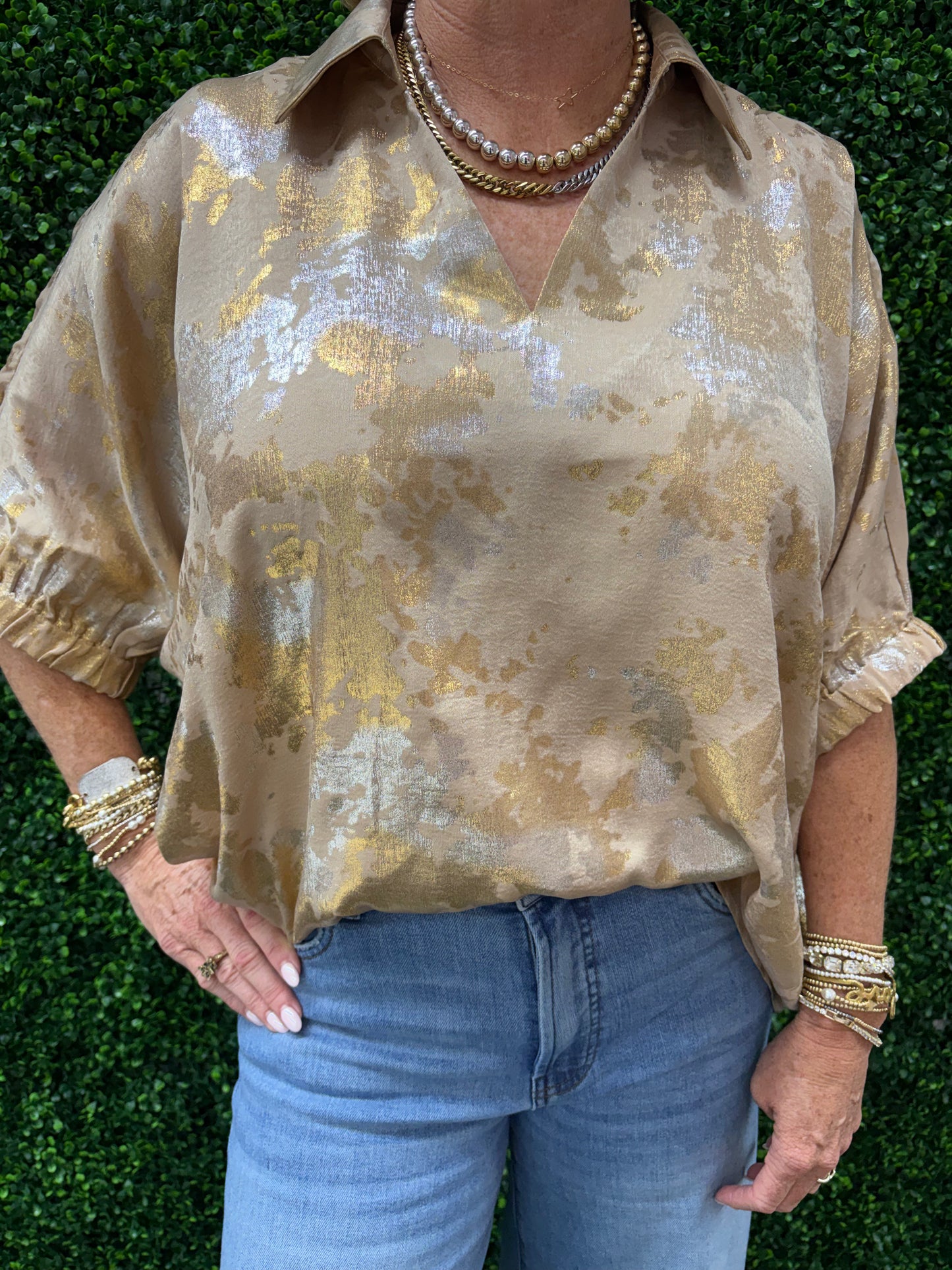 Marion Dolman Sleeve Blouse