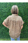 Hannah Metallic Animal Print Blouse