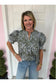 Garden Of Flowers Pintuck Top